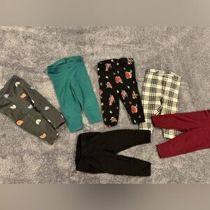Cat and Jack leggings- 12 M (pack of 6)